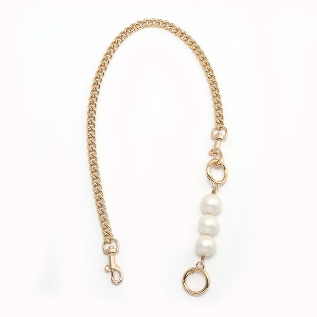 Pearl Chain Extension Bag Chain Mahjong Bag Modification Shoulder Strap Crossbody Chain Underarm Bag Strap Super Accessories
