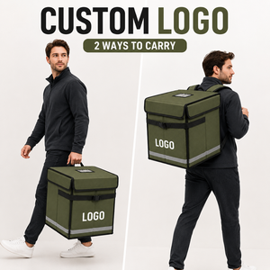 Mochila Térmica para Entrega de Alimentos con Logotipo Personalizado, OEM, Gran Capacidad, Impermeable, Reflectante, para Motocicleta, Venta al Por Mayor - Product Image 5