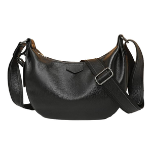 Genuine <b>Leather</b> Crossbody Bag for Women <b>Soft</b> Pebble Shoulder <b>Purse</b> Medium Handbag with Buckle Closure All Seasons Casual Style - Product Image 1