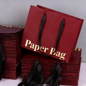 Factory Direct Durable Heavy-Duty Kraft <b>Paper</b> Bag <b>Biodegradable</b> Eco-Friendly Custom Logo Grocery Shopping - Product Image 2