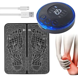 Hot Sale Folding Portable USB Feet Massager Pad EMS Foot Massager Mat