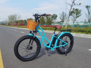 Vélo Électrique Urbain Best-Seller à Cadre Bas, Batterie Lithium 48V 15Ah, Pneus Fat 26 pouces * 4.0, Vélo Électrique <span class=keywords><strong>pour</strong></span> Femmes - Product Image 6