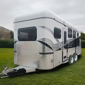 Remorque de luxe pour 2 chevaux avec logement et cloison amovible – Transport spécial - Product Image 2