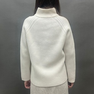 Suéter de piel de <span class=keywords><strong>punto</strong></span> de invierno personalizado al por mayor <span class=keywords><strong>chaqueta</strong></span> de mujer abrigo de <span class=keywords><strong>lana</strong></span> de piel de visón real con cremalleras - Product Image 3