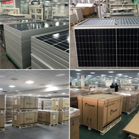 Panel surya Mono crystalline potvoltaic 400 Watt 460W 500W Panel Pv Modul Panel Solares Costo harga terbaik