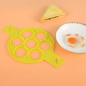 High Quality Household Custom Egg Rings Non Stick Mini Pancake Silicone Mold