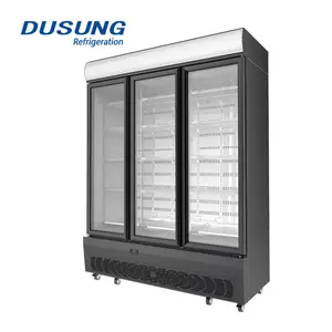 supermarket seafood chiller 1450L Cassette Refrigeration Unit Beverage Cooler