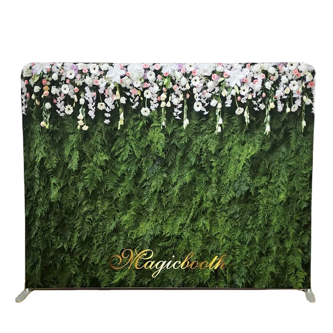 back dropped banner wedding