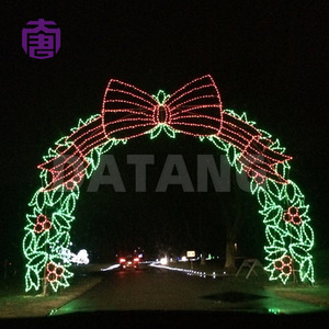 LED Arch Fairy <b>Light</b> Warm White - Battery Operated Arch Shaped LED <b>Light</b> for Outdoor Events - Product Image 5