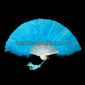 Vente en gros <span class=keywords><strong>de</strong></span> costumes multicolores blancs et noirs Éventails à main Éventail en plumes <span class=keywords><strong>de</strong></span> dinde et marabout pour fête Danse du <span class=keywords><strong>bouquet</strong></span> <span class=keywords><strong>de</strong></span> la <span class=keywords><strong>mariée</strong></span> - Product Image 2