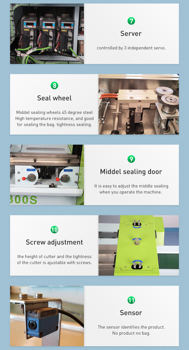 Automatic originated toilet paper servo nitrile mask pods pet dog snack food skin biscuit bread bakery packing machine