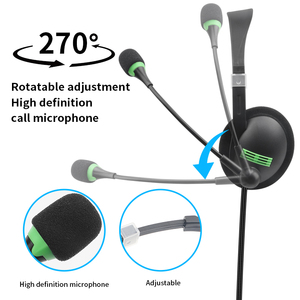 מפעל oem סופר בס באיכות גבוהה 440 קווית אוזניות טלפון מרכז אוזניות עם אוזניות אוזניות עם מיקרופון - Product Image 6