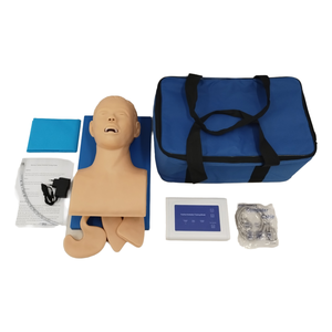 Pronto soccorso medico <span class=keywords><strong>CPR</strong></span> manichini formazione di emergenza per via orale e nasale intubazione tracheale modello di insegnamento con allarme di compressione dei denti - Product Image 1