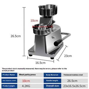 Burger Press <b>Machine</b> Non-Stick Hamburger Press Patty Maker Mold for BBQ Barbecue Grill Patty Forming <b>Machine</b> - Product Image 3