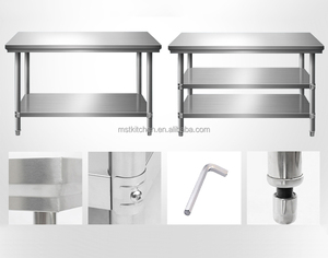 Vasca singola europea lavello da <span class=keywords><strong>cucina</strong></span> in acciaio inox fatto a mano rubinetto a 1 foro-senza piano di lavoro Backsplash solido sotto scaffale per C - Product Image 5