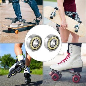 Roulements de roues de <span class=keywords><strong>skateboard</strong></span> 635ZZ Roulement à billes miniature 5x19x6mm Roulement à gorge profonde <span class=keywords><strong>pour</strong></span> skateboards - Product Image 6