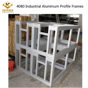 Sceller le profil d'alliage d'extrusion d'aluminium à deux fentes en aluminium 3060 N2 vente en gros imprimante 3D tube carré en aluminium <span class=keywords><strong>HS123</strong></span>-2 noir - Product Image 6