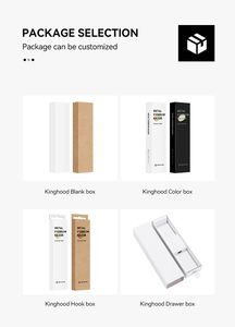 KINGHOOD Ensemble de ciseaux, rasoirs et pinces à épiler pour sourcils en acier inoxydable chromé 3 en 1, essentiels pour le modelage des sourcils, kit de soin des sourcils - Product Image 4