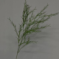 Plantas de follaje artificial premium de caña verde con pegamento para decoración de jardín, bodas al aire libre y arreglos florales duraderos.