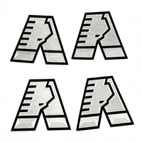 Patch TPU personnalisé 3D en relief, étiquettes thermocollantes écologiques pour vêtements, accessoires de confection à repasser, vente en gros OEM