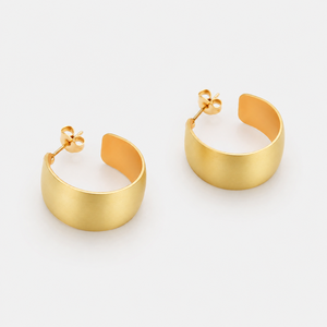 Factory Wholesale Price Fashion Stainless Steel <b>Earrings</b> Waterproof Jewelry Women Hypoallergenic 18K Gold Plated <b>Hoop</b> <b>Earrings</b> - Product Image 5