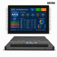 Monitor de Pantalla Táctil de 7/10.1/13.3/15.6/21.5 Pulgadas, Capacitivo Integrado, Delgado, para Diagnóstico de Equipos de Fábrica