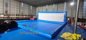 <span class=keywords><strong>Gran</strong></span> <span class=keywords><strong>playa</strong></span> inflable cancha de voleibol piscina campo con Red voleibol agua inflable para la venta - Product Image 5