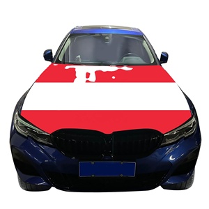 Housse de capot de voiture imperméable en tissu Spandex de haute qualité avec logo personnalisé, vente en gros pour fabricants, et drapeau en acrylique pour mât de drapeau - Product Image 6