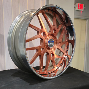 RCSR 22 24 26 Pulgadas Llantas de Aleación de Aluminio Forjado de Plato Profundo Personalizadas con 5 Años de Garantía Diseño Multirradio de <span class=keywords><strong>2</strong></span> Piezas para Chevrolet Camaro - Product Image 2
