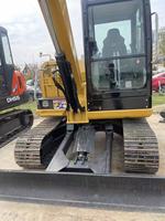Mini-excavatrice d'occasion Cat 305.5E2, 5,5 tonnes, moteur diesel CAT, force de creusement de 35 KN, machine de construction utilitaire