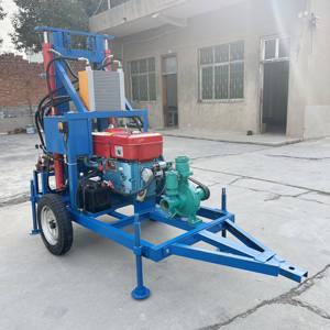 Machine de forage de puits d'eau de profondeur de 200 mètres avec moteur diesel plates-formes de forage de forage de mine hydraulique pour les roches - Product Image 5