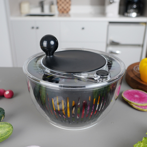 가정용 주방 <span class=keywords><strong>2025</strong></span> 가정용 프리미엄 다기능 Bpa 무료 배수 양상추와 야채 샐러드 스피너 - Product Image 3
