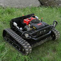 Robot Pemotong Rumput Listrik Remote Control 4-Tak Silinder Tunggal Harga Grosir Pabrik untuk Lapangan Golf, Kebun, dan Pertanian