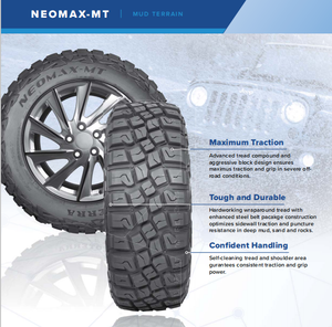 Neumático NeoTerra LT245/75R16 para Todo Terreno, Fabricado en Tailandia, Radial US 10PR, Calidad Superior, 5 Años de Garantía - Product Image 3