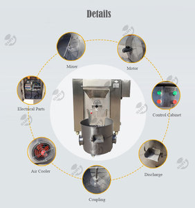 Máquina Enfriadora Multifuncional Personalizada de Tipo Redondo para Semillas de Maní y Sésamo, Máquina Enfriadora de Granos de Café y Frutos Secos Tostados - Product Image 5