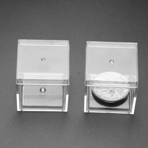 Wholesale 3.3cm Mini Square Transparent <b>Box</b> Ps Food Grade Plastic Jewelry Specimen Collection Square <b>Small</b> <b>Box</b> - Product Image 2