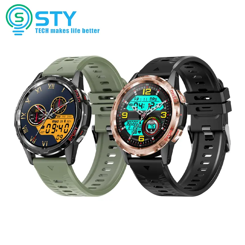 Smartwatch Sleep Monitor Fitness Tracker Sport Smart Watch Bt Call Waterdicht Met Bloeddruk Oxgen Hart