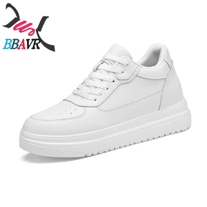 Zapatillas Blancas Ligeras para Hombre, para Skateboarding, con Aumento de Altura, para Caminar en Verano, con Forro de Malla Transpirable y Cómodas - Product Image 5