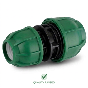 Raccord de réduction à compression SAP Ring Design pour tuyaux PE/HDPE en PP vierge 63*25, modèle SAP10026325, garantie 3 ans pour l'eau - Product Image 1