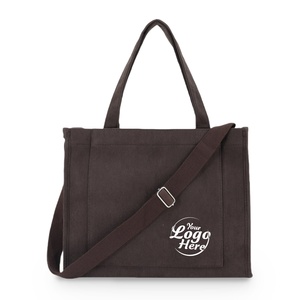 Bespoke Solid Color Shoulder <b>Canvas</b> Bags Zipper Closure-Reinforced Stitching Custom Graphics Portable Durable for Personalized - Product Image 3