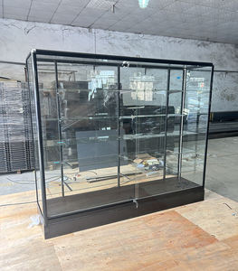 Nuevo diseño Smoke Store Case 5 estantes de vidrio Gabinete de pared Cristalería Exhibición <span class=keywords><strong>Vitrina</strong></span> con luz de flash - Product Image 5