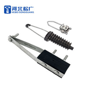 Penjepit Tegangan Ujung Serat Optik, Penjepit Jangkar Tipe Wedge, Penjepit Suspensi untuk Peralatan Tiang Telekomunikasi - Product Image 1