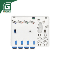 GETEKnet OEM ODM Mini Caja ATB de ABS de 1 núcleo con adaptador, 1 puerto, Caja ATB, Caja de Fibra, Caja Roseta, Placa Frontal de Red, Dispositivo Terminal