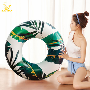 LCE2021-4 Inflatable Swimming <b>Ring</b> Round PVC 0.22mm <b>Thickness</b> For Child Pool Water Park Use - Product Image 2