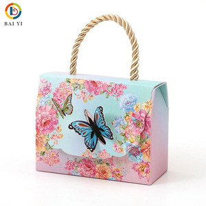 Butterfly Flowers Dessert Paper Candy Boxes Beautiful <strong>Wedding</strong> Decoration <strong>Gift</strong> <strong>Wrap</strong> Embossed for Marriage Special Occasions - Product Image 2