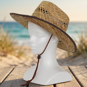 Chapeau de paille élégant et décontracté Celacanz P92 pour femme, à large bord, idéal pour la plage, l'été, avec sangle de menton réglable, pour activités de plein air, pêche et voyage - Product Image 3