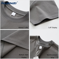 Camiseta Kuenzi Regular Personalizada con Logotipo, Cuello Redondo, Manga Corta, 100% Algodón, 240GSM, Hombros Caídos, Talla Grande para Mujer
