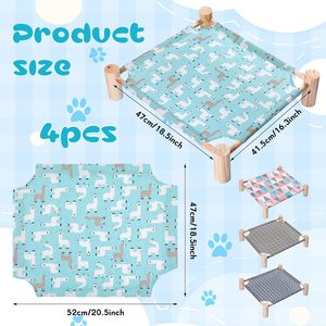 Pet Product Summer Pet Sofa Pet Puppy <strong>Bed</strong> Cat Wood Hammock Sofa <strong>Dog</strong> Wooden Cat <strong>Bed</strong> - Product Image 3