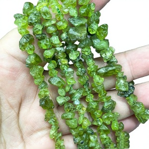 Peridot Chips Polished Crystal Free Shape Love Theme <b>Bracelets</b> Natural Crystals Healing Gemstone Wedding Wholesale - Product Image 3