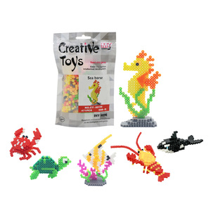 <span class=keywords><strong>Perles</strong></span> à fusionner, kits de <span class=keywords><strong>perles</strong></span> à repasser, série 3D Monde sous-marin, vie marine, bricolage éducatif et artisanat créatif pour enfants, développement de la motricité fine - Product Image 2